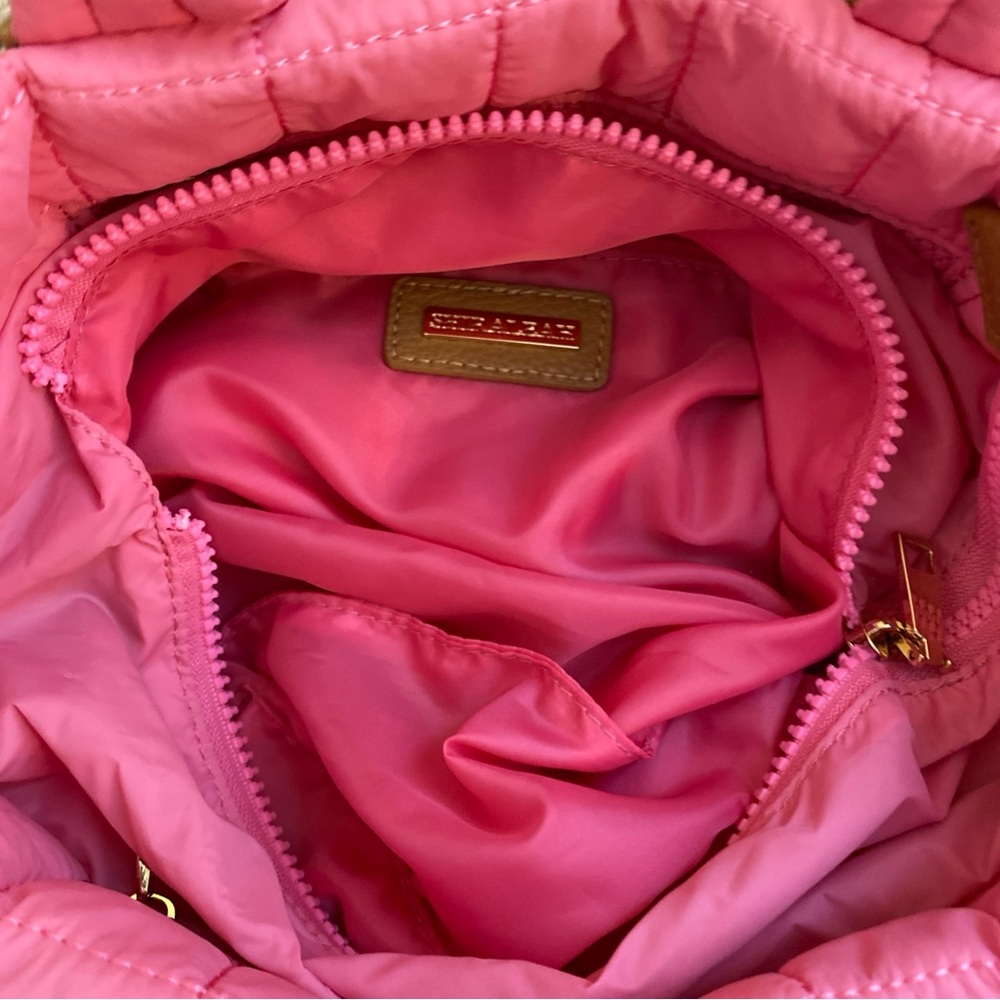Shiraleah Ezra Pink Quilted Mini Tote Bag - Picture 4 of 7